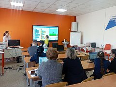 Школьники побывали на увлекательной экскурсии в центре цифрового образования детей «IT-КУБ. Ершов»