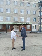 Глава Ершовского района Константин Мызников с рабочим визитом посетил село Чапаевка