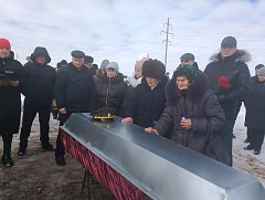 В Ершове простились с погибшим в зоне СВО