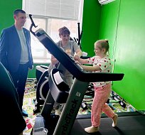 Замглавы администрации Ершовского района  Владимир Терещенко продолжает знакомиться с учреждениями соцсферы