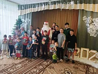 В Ершовском реабилитационном центре встречали первых гостей в новом году