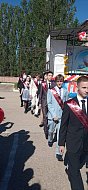 На центральной площади Ершова сегодня звенел последний звонок