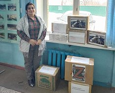 Жители ершовского поселка в очередной раз собрали гуманитарную помощь для бойцов СВО