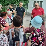 В ходе рабочего визита в Ершовский  район депутат облдумы Иван Бабошкин провёл несколько встреч с жителями