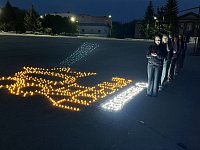 Акция «Свеча памяти» в Ершове: свет, который не гаснет