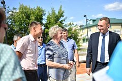 Врио губернатора Роман Бусаргин посетил три района Заволжья - Озинский,  Дергачевский, Ершовский