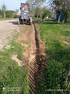 В селах Ершовского района продолжается дорожная деятельность