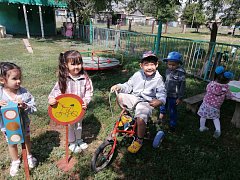 Для дошкольников ершовского села провели познавательную беседу по правилам дорожного движения