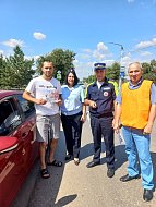 В Ершове сотрудники Госавтоинспекции и дружинники провели совместную акцию по пропаганде безопасности дорожного движения