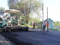 В сельских населенных пунктах области дорожные работы завершены на 80% 