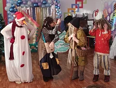 "В снежном царстве, в морозном государстве" очутились ершовские дошкольники