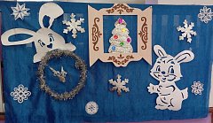 Новорепинская библиотека Ершовского района приглашает читателей в гости за новогодним настроением