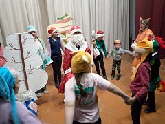 В Ершовском районе отпраздновали день рожденья Деда Мороза