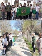 Ершовцы, участвуя в международной акции «Сад памяти», посадили саженцы рябины, березы, каштанов и сирени