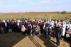 Ершовские мусульмане приняли участие в торжественной церемонии закладки камня под строительство новой мечети