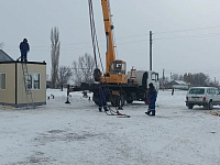 В поселке Южный Ершовского района устанавливают модульный ФАП