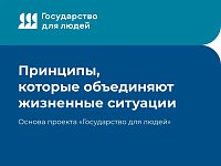 "Государство для людей" - государственные функции, услуги и сервисы с фокусом на человеке