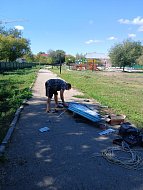 В ершовском парке Пушкина продолжаются работы по благоустройству