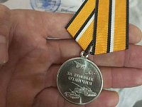 Артем К. из Ершовского района удостоен еще одной медали "За боевые отличия"