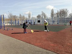 Ершовцы вышли на  массовый субботник