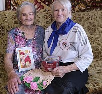 Жительница Ершова Александра Васильевна Моршнева отметила 90-летний юбилей