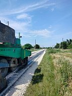 В поселке Красный Боец Ершовского района завершены работы по ремонту дорожного покрытия