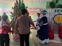 Жители ершовского села замечательно провели время на предновогодних посиделках