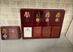 Медалью Министерства обороны РФ «За боевые отличия» награжден уроженец Ершовского района