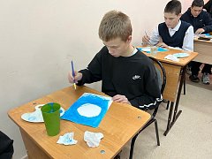 В ершовской школе прошел мастер-класс по живописи