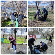 В единстве поколений: ершовские школьники и сельчане привели в порядок памятник воинам ВОВ