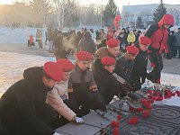 В Ершове прошел торжественный митинг в честь Дня защитника Отечества