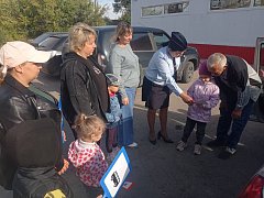 Ребята из ершовского «Тополька» осваивали правила дорожного движения на практике