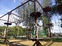 Веревочный парк в г.Ершове — место активного отдыха для всей семьи