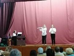 Учащиеся и преподаватели Ершовской школы искусств выступили в Новокраснянском Доме культуры