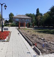 В ершовском парке Пушкина продолжаются работы по благоустройству