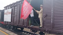 На станцию Ершов прибыл ретро-поезд