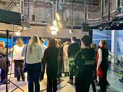 Мечтающие стать журналистами ершовские школьники встретились с профи ГТРК «Саратов»