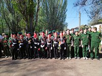 В поселке Учебный прошел торжественный митинг