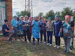 Ершовские сельчане провели субботник на территории мечети