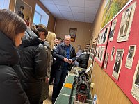 Ученики 10Б класса школы №3 г. Ершова посетили эксплуатационное локомотивное депо