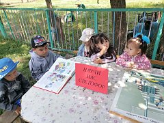 Для дошкольников ершовского села провели познавательную беседу по правилам дорожного движения