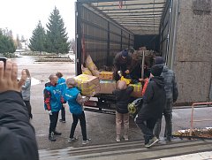 В зону спецоперации отправился груз помощи бойцам от ершовцев