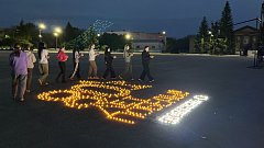 Акция «Свеча памяти» в Ершове: свет, который не гаснет