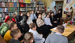 Военнослужащий СВО встретился с ершовскими школьниками