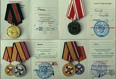 Медалью Министерства обороны РФ «За боевые отличия» награжден уроженец Ершовского района