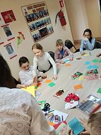 Ершовские ребята поучаствовали в мастер-классе «Открытка для мамы»