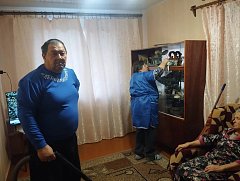 Волонтеры ершовского села приняли участие в акции «Сильные духом»