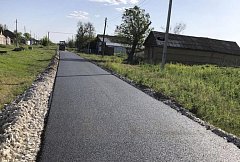 В селах Ершовского района осваивают дорожное финансирование