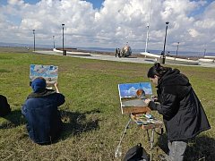 В Парке покорителей космоса развернулся первый «Космический пленэр»