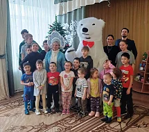 В Ершовском реабилитационном центре встречали первых гостей в новом году